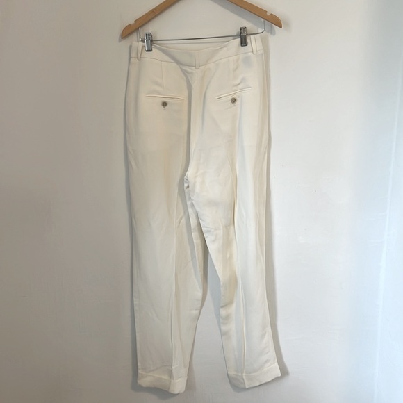 Jil Sander Off White Linen Trousers size 40 - Picture 2 of 5